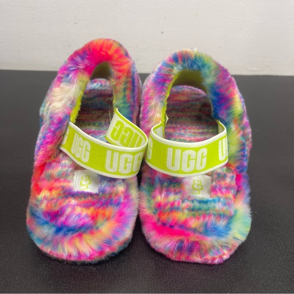 UGG Fluff Yeah Pixelate Slide Slipper Youth/Women’s Size 5 - Picture 3 of 10